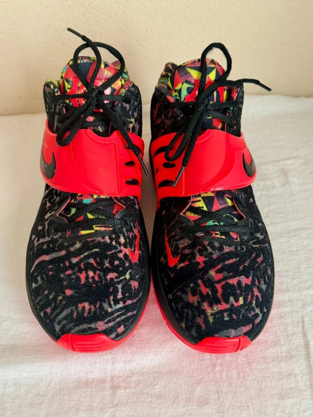 Nike KD 14 Black Bright Crimson KY-D Dream Mid Sneaker CW3935-002 Mens Sz 11.5